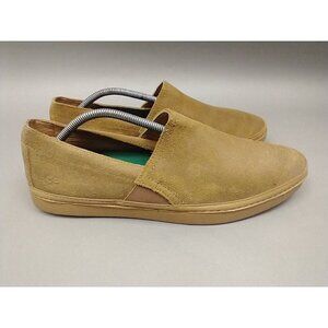 UGG Australia Reefton Slip On Shoes Mens 11 Leather Tan Vibram Soles Loafers